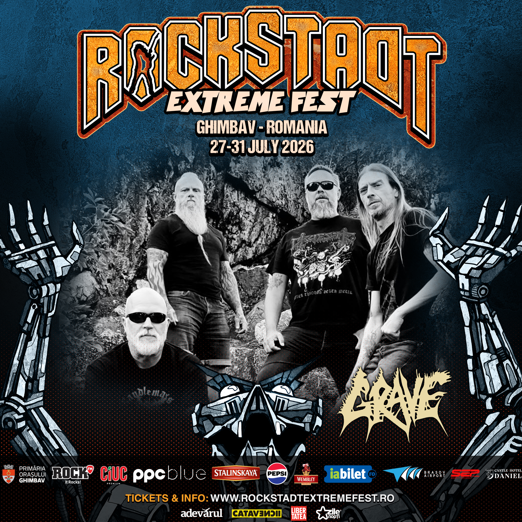 ERTE ポスター Grave - ROCKSTADT EXTREME FEST