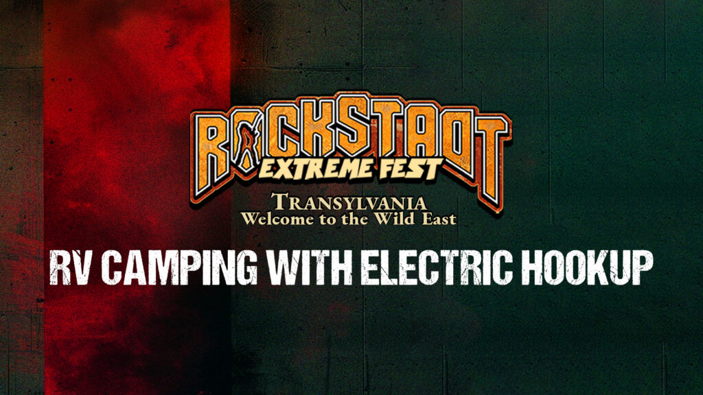 RV camping with electric hookup